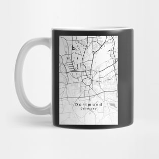 Dortmund Germany City Map Mug